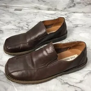 Steve Madden ‘MAMMBO’ brown leather  Men’s Loafers size 8 Steve Madden | Shoes | Steve Madden Mammbo Brown Leather  main image 3